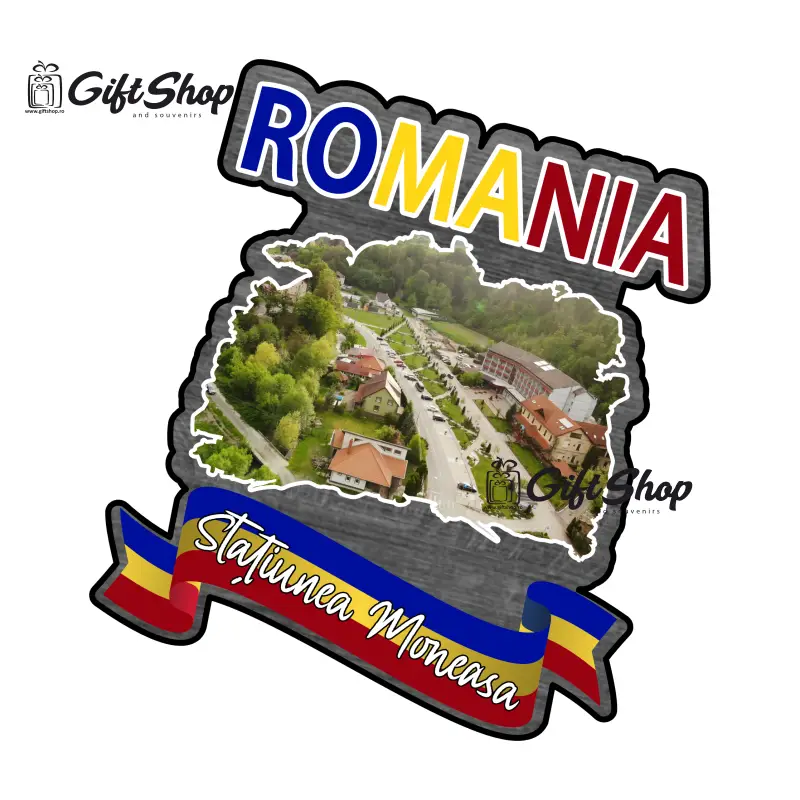 Moneasa, romania, magnet frigider mgs170
